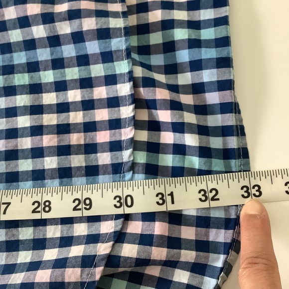 IZOD Long Sleeve Checkered Plaid Pattern Button Down Shirt XXl - Picture 8 of 9